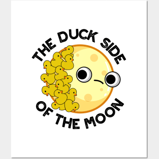 The Duck Side Of The Moon Funny Astronomy Pun Posters and Art